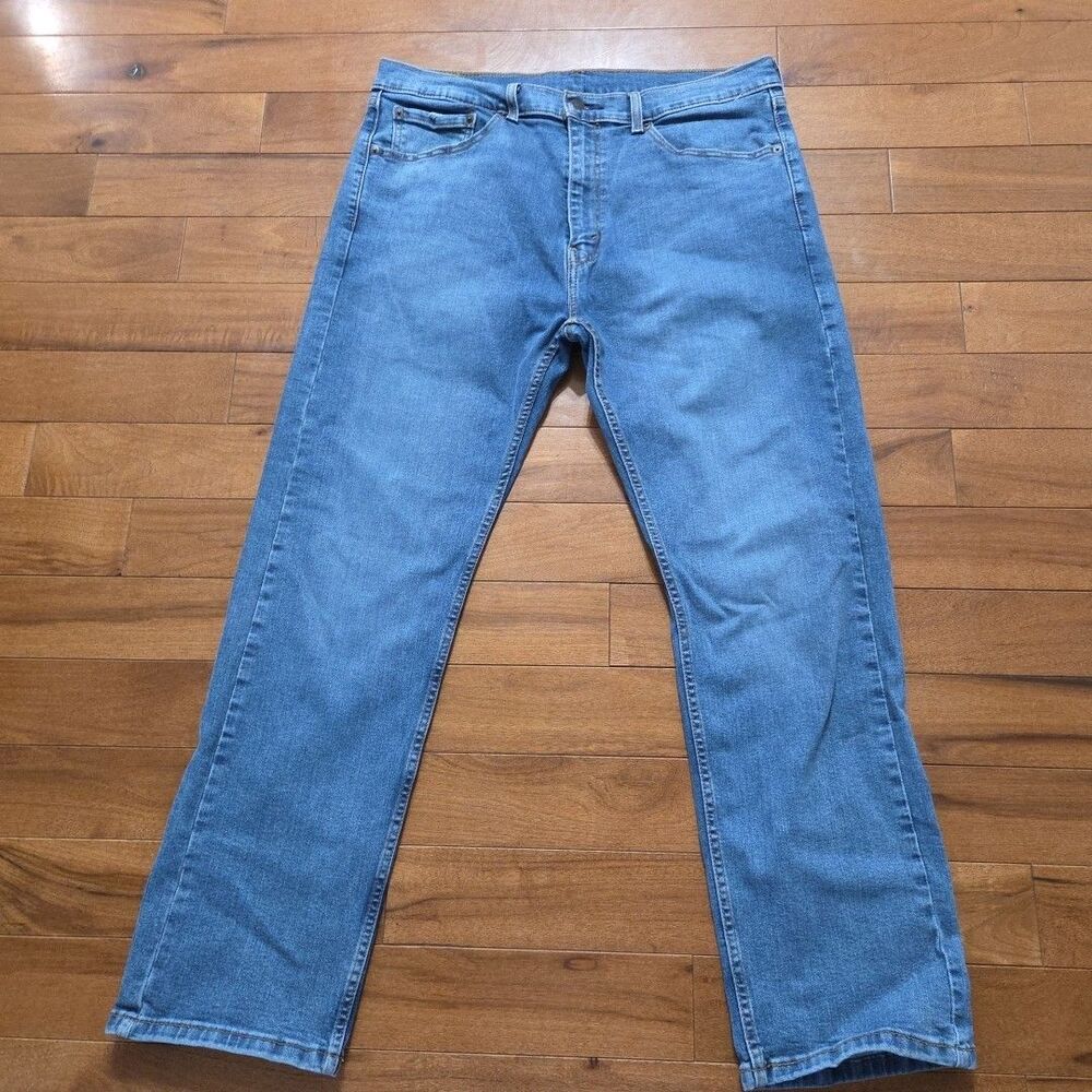 MEN'S LEVI STRAUSS CO 506 REGULAR FIT STRAIGHT LEG DENIM FLEX JEAN SZ 36 X 30